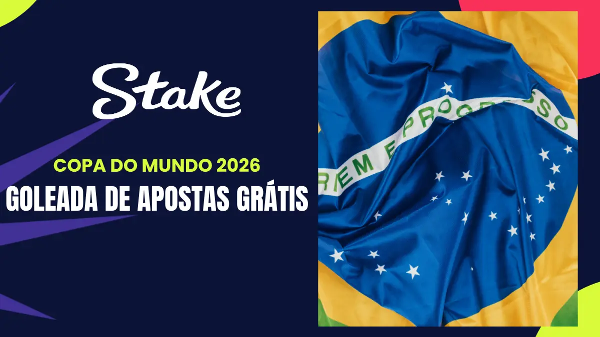 Stake - Copa do Mundo - Goleada de Apostas Grátis