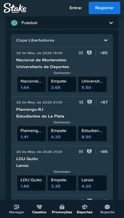 Stake Futebol