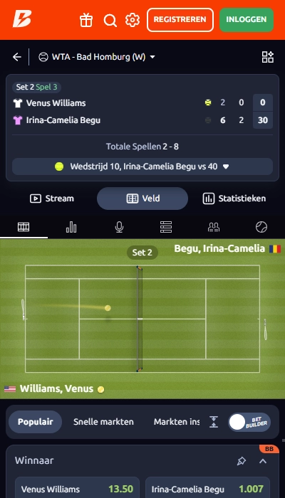 Betano België Live