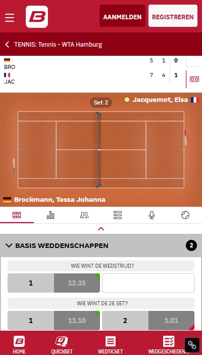 Betcenter België - live wedden