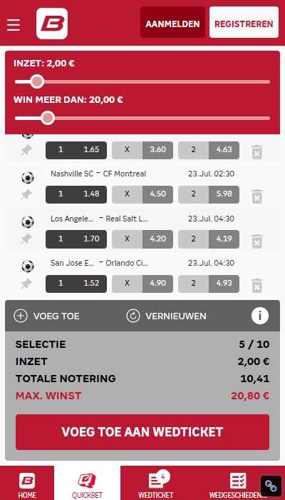 Betcenter België - quickbet