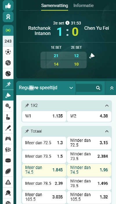 Vivatbet: live wedden