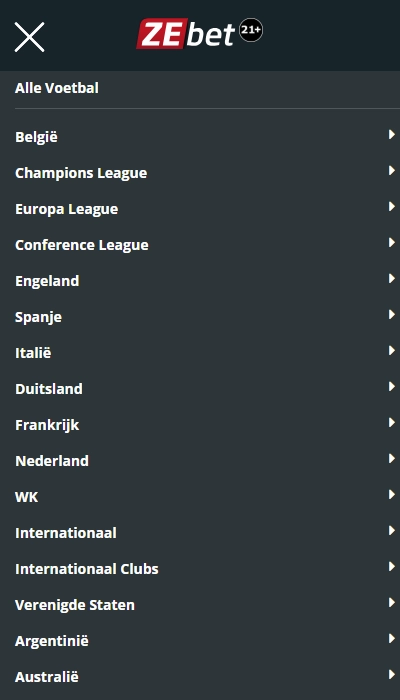 ZEbet BE: Voetbal
