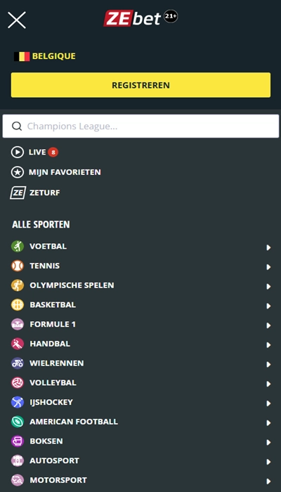 ZEbet registratie: stap 2