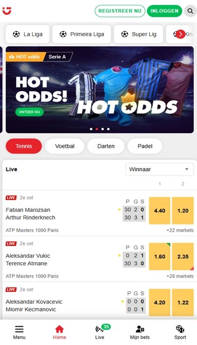 Inschrijving Circus: homepagina