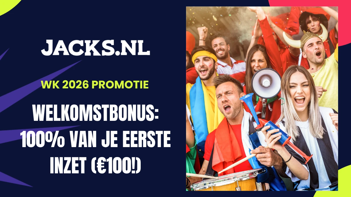 jacks welkomstbonus promotie