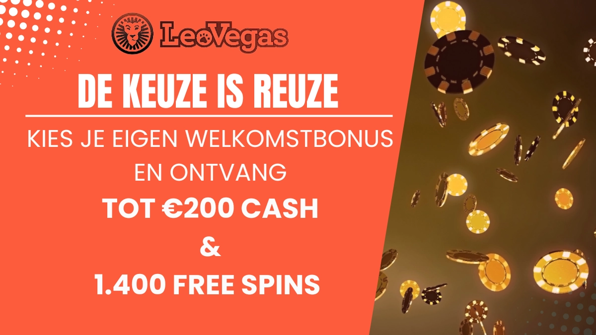 LeoVegas casino welkomstbonus