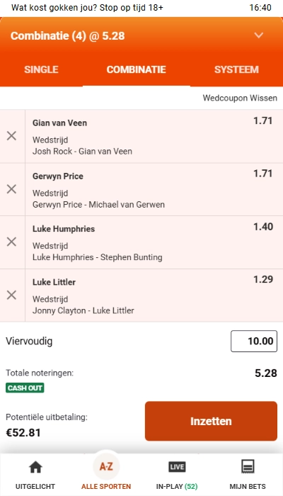 Leovegas wedbriefje