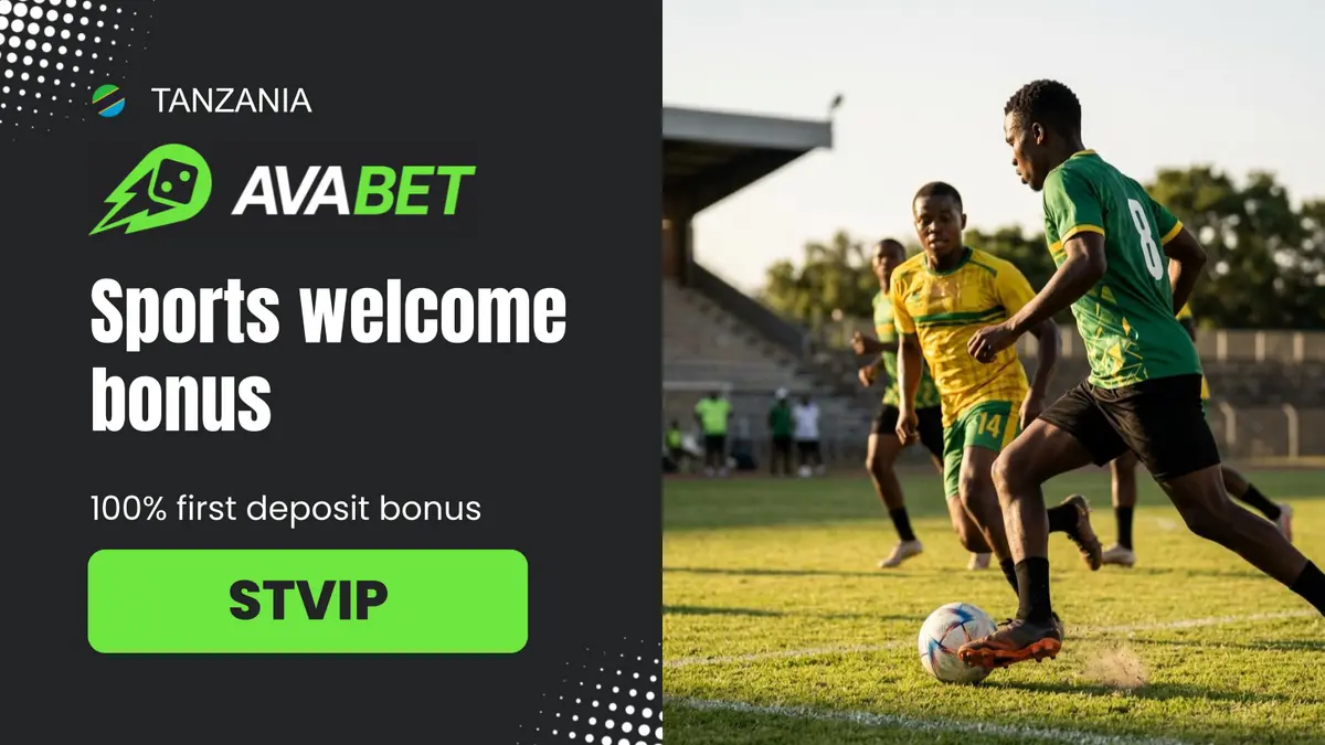 Avabet welcome bonus Tanzania: Enjoy a 100% first deposit match on sports of up to 305,000 TZS