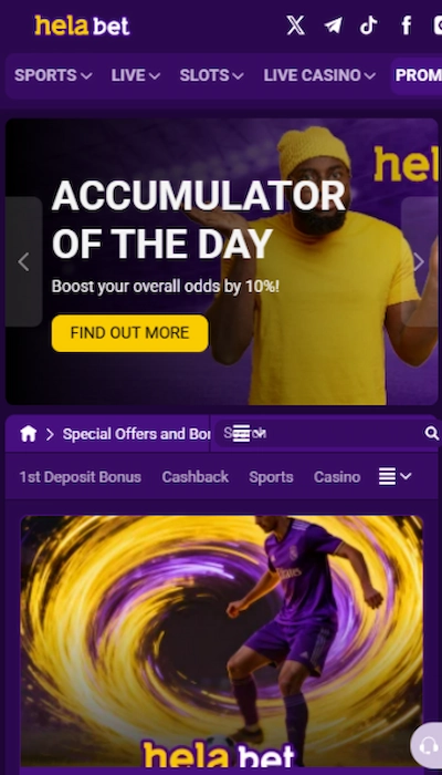 Helabet promotions