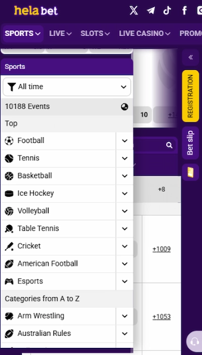 Helabet football betting