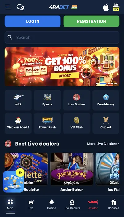 4rabet homepage