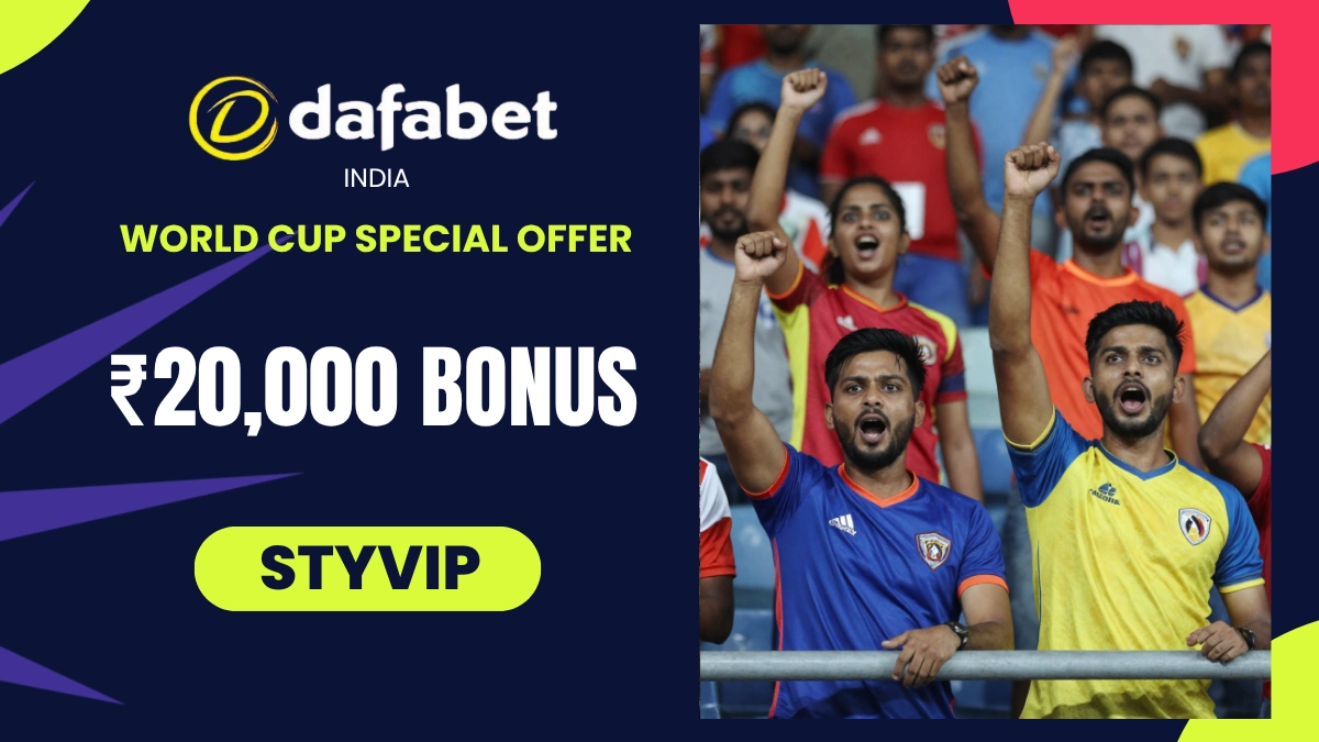 2026 World Cup welcome bonus at Dafabet India