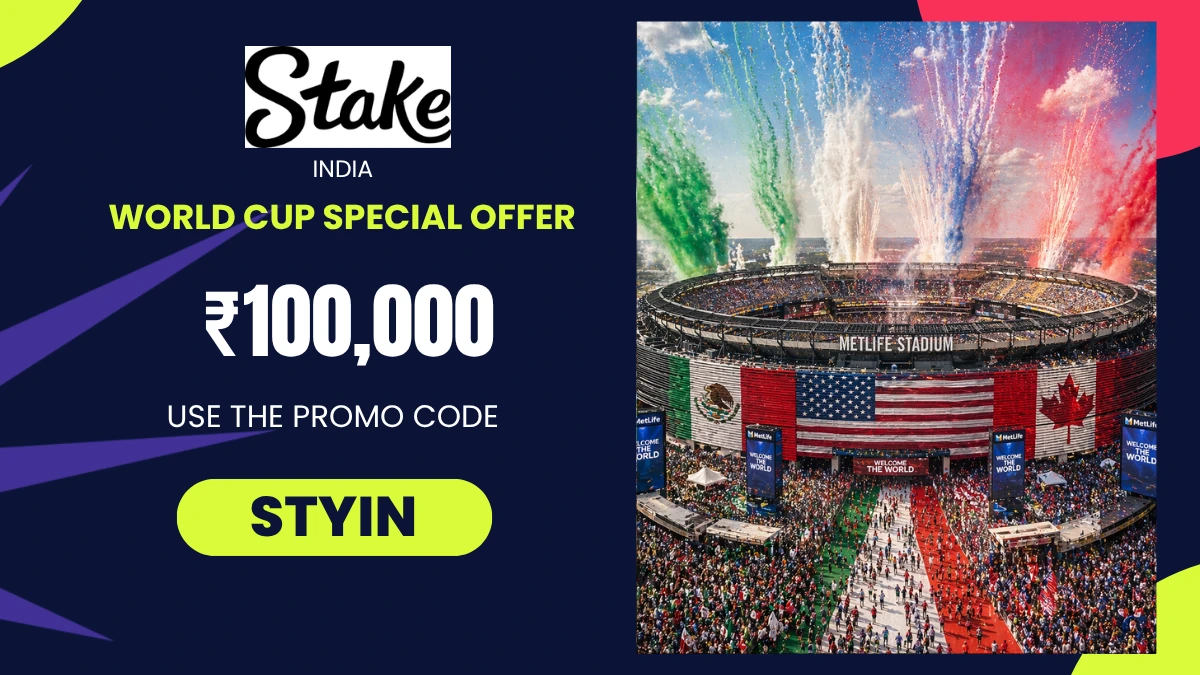 Stake India 2026 World Cup welcome offer