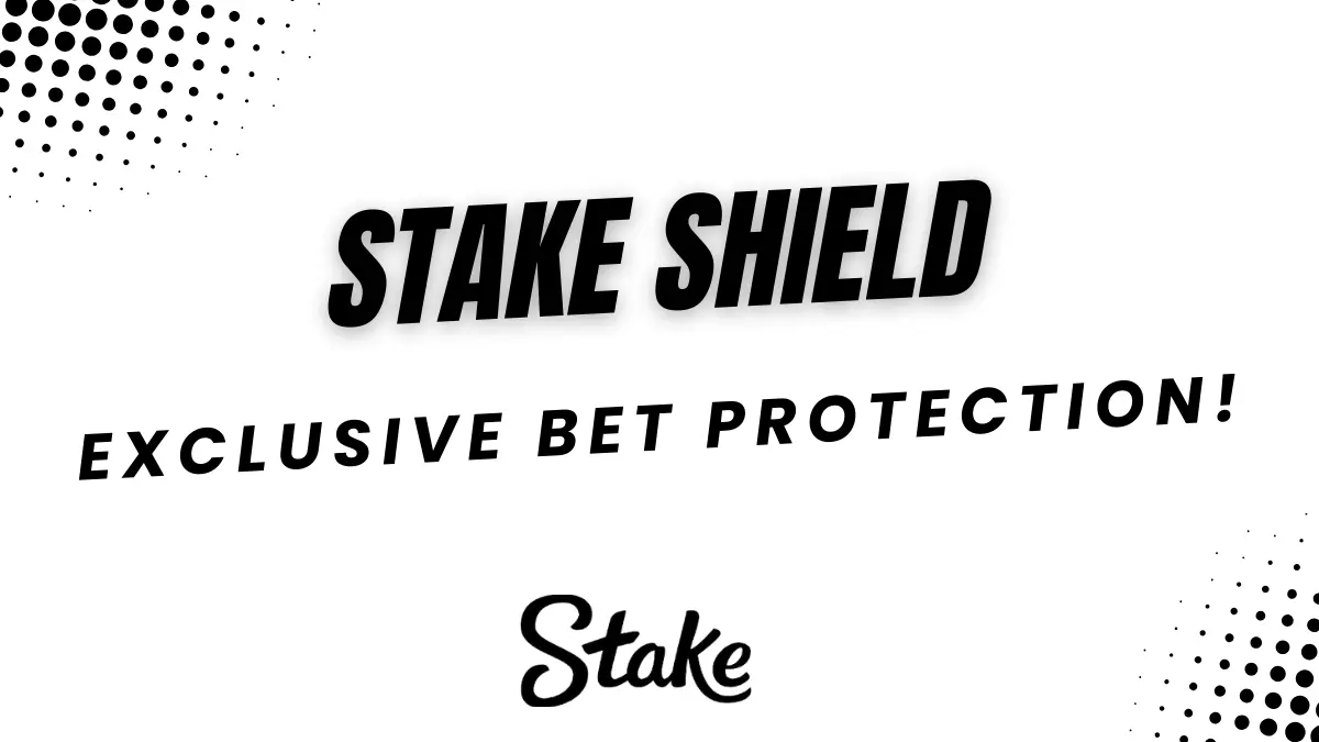 Interface promotionnelle Stake Shield représentant une protection de bonus