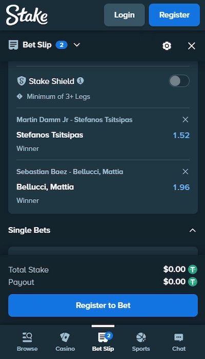 stake bet slip