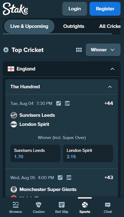 stake india cricket betting