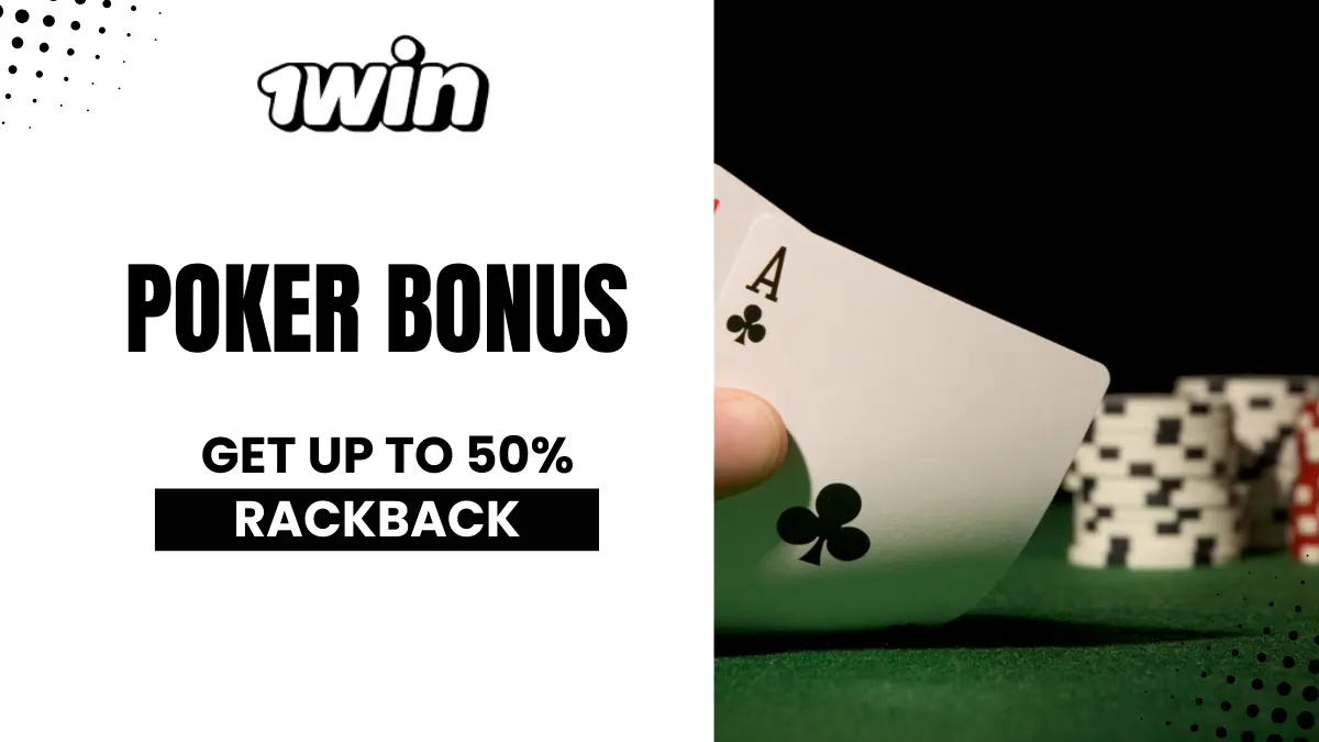 Poker bonus - Rakeback up to 50%
