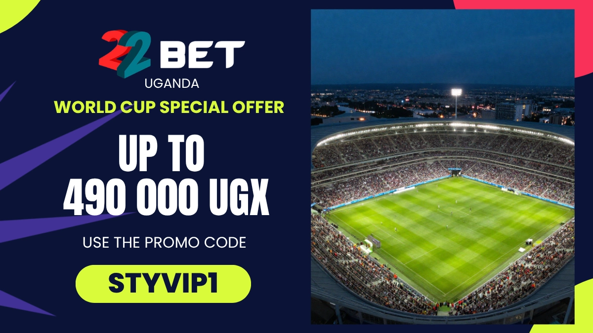 22bet Uganda 2026 World Cup welcome offer