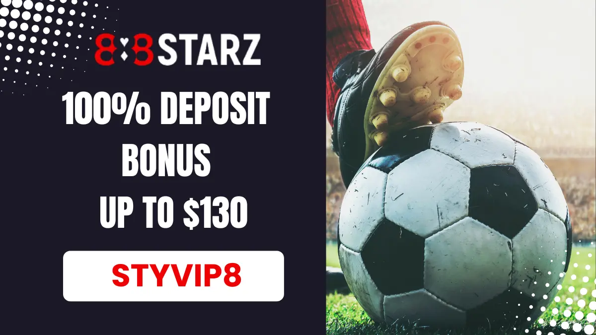 888Starz 100% deposit bonus