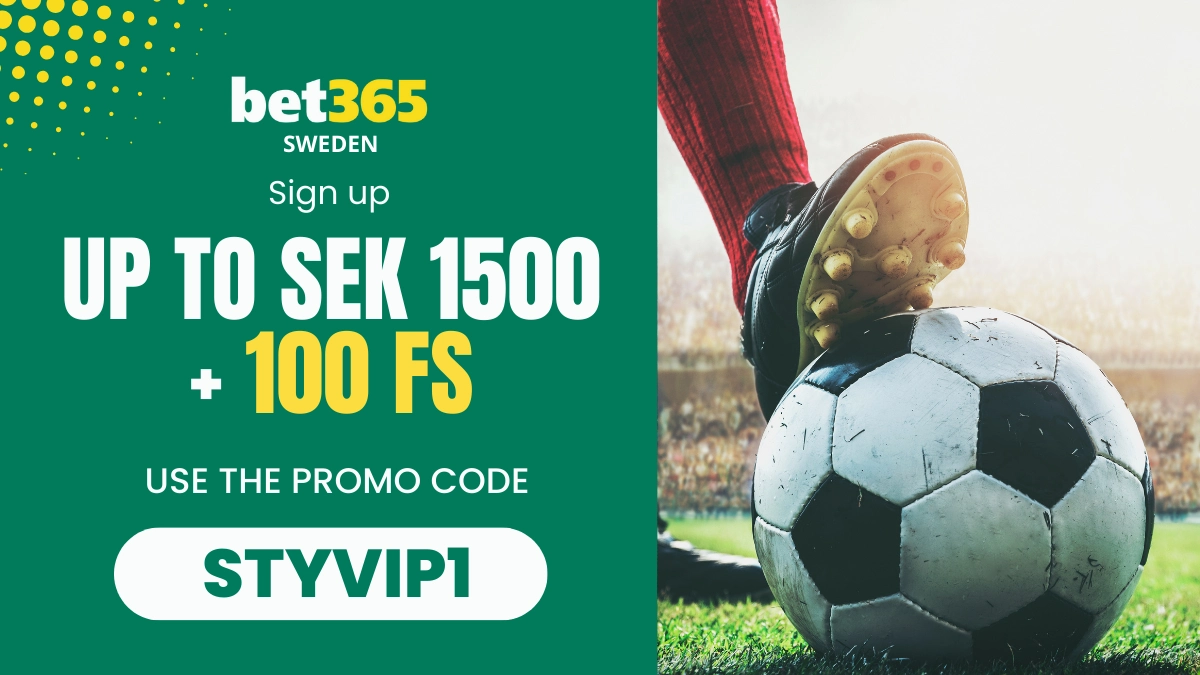 Bet365 Sweden welcome bonus