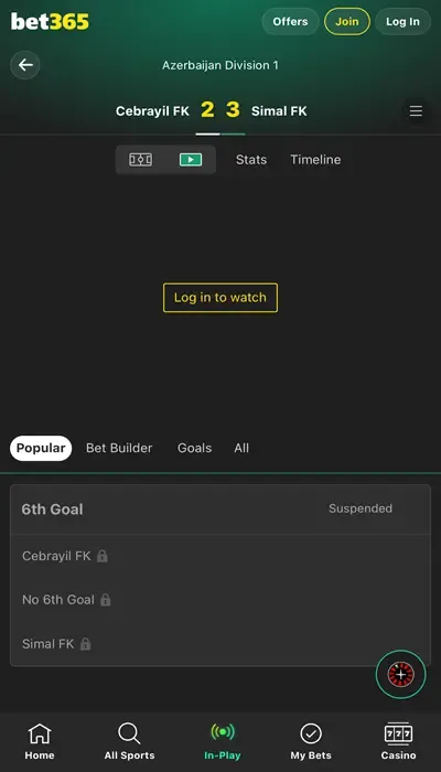 Bet365 football betting