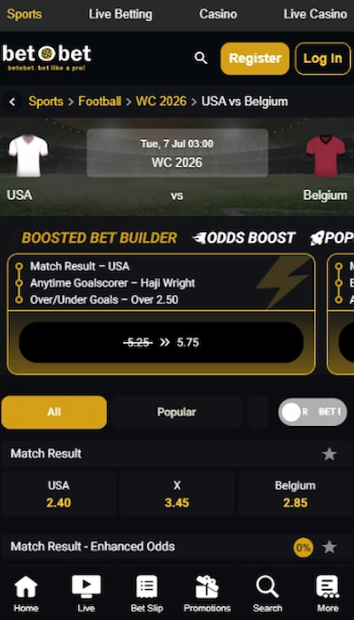 betobet live betting
