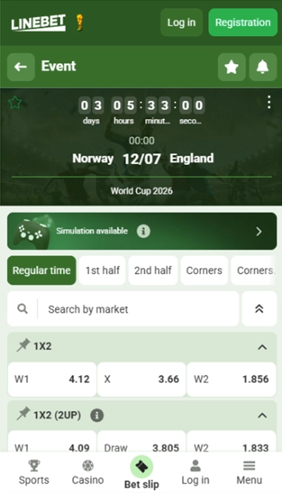 Linebet Football Betting