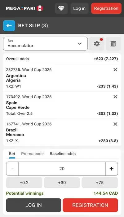 megapari bet slip