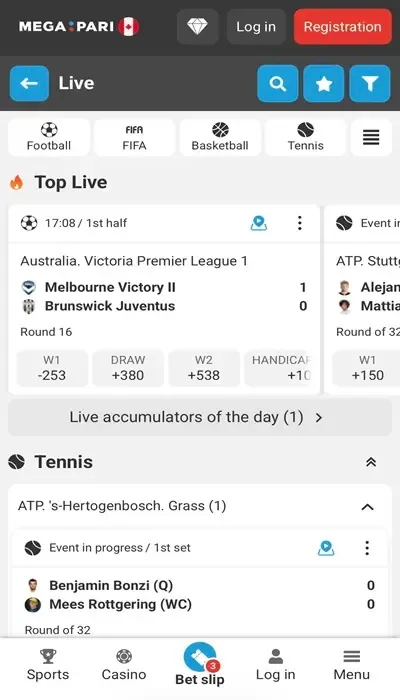 megapari football betting