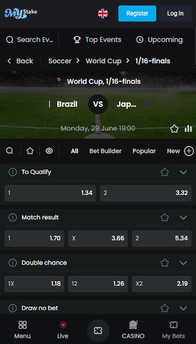 Mystake -  live match