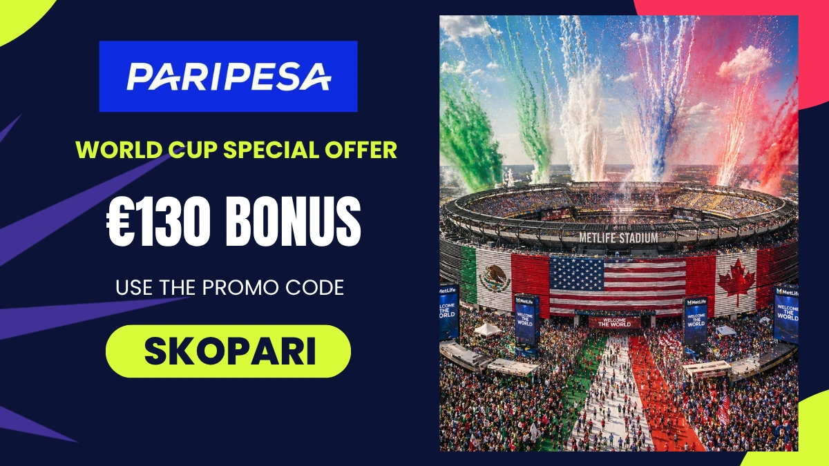 Paripesa World Cup welcome offer
