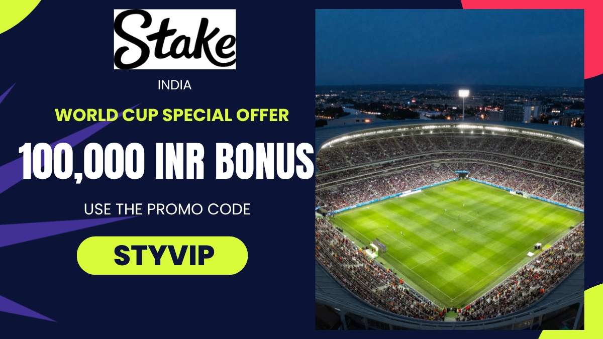 Stake India World Cup offer