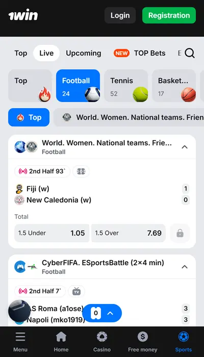 1win Nigeria Football Betting