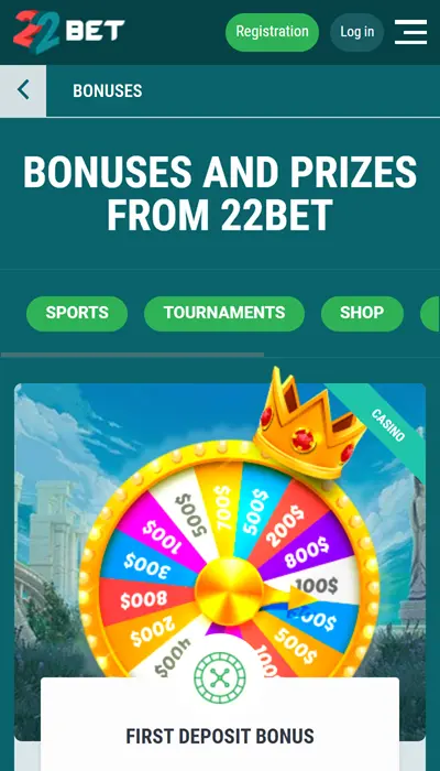 22bet promo