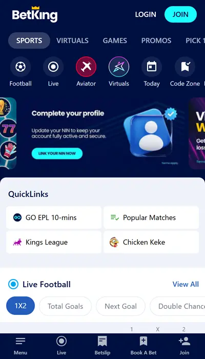 betking homepage