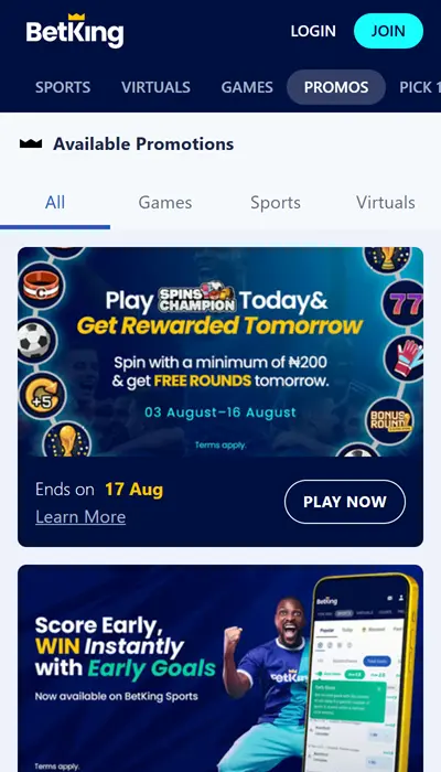 betking promo sports