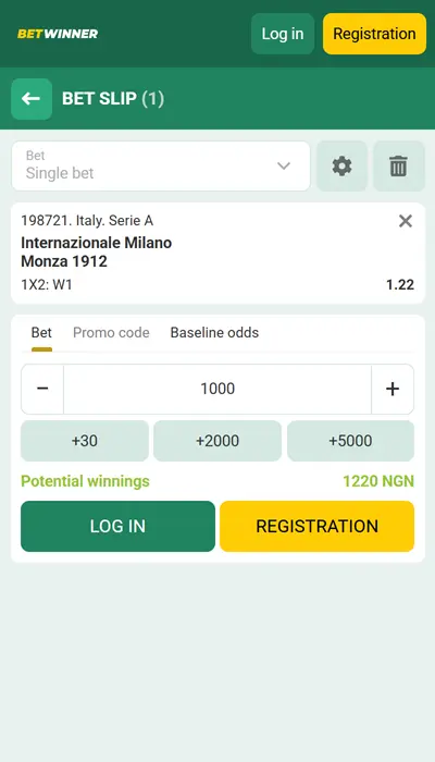 betwinner bet slip