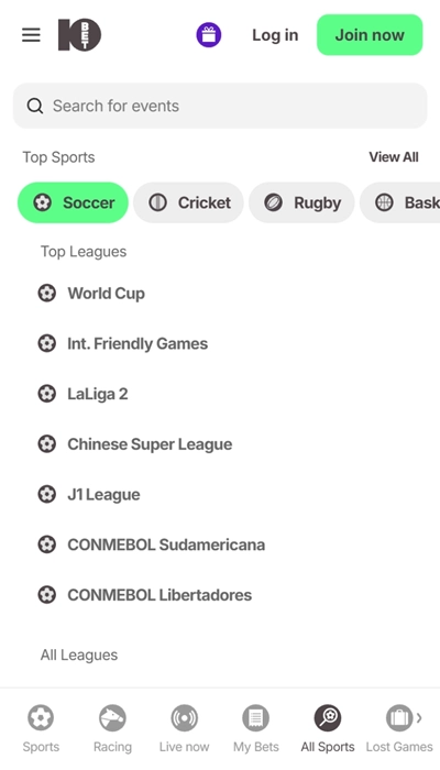 10bet football betting
