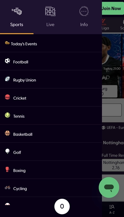 BET.co.za homepage