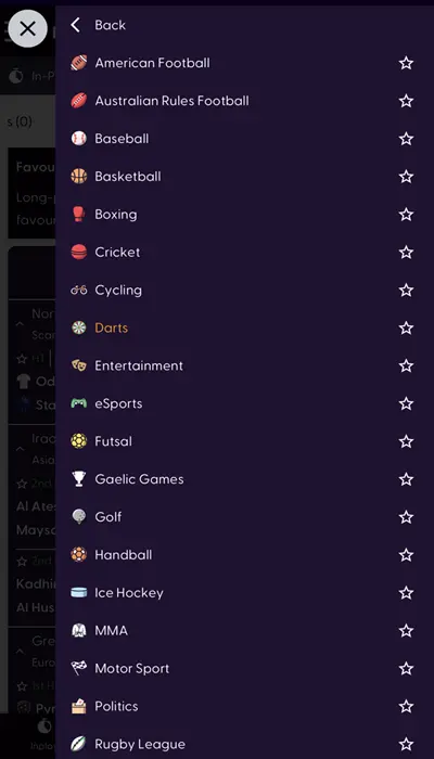 BET.co.za sports match