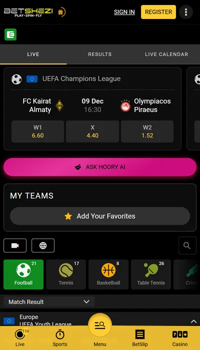 betshezi live betting