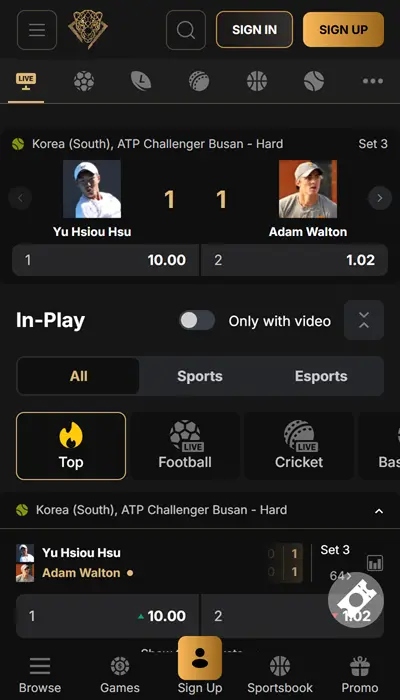 live page