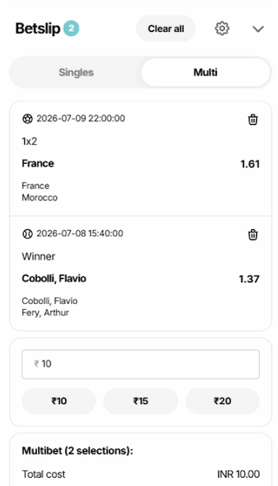 ReadySetBet betslip