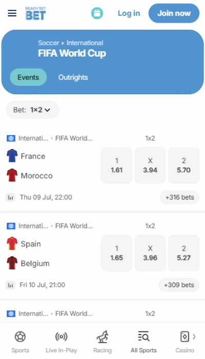 ReadySetBet sports