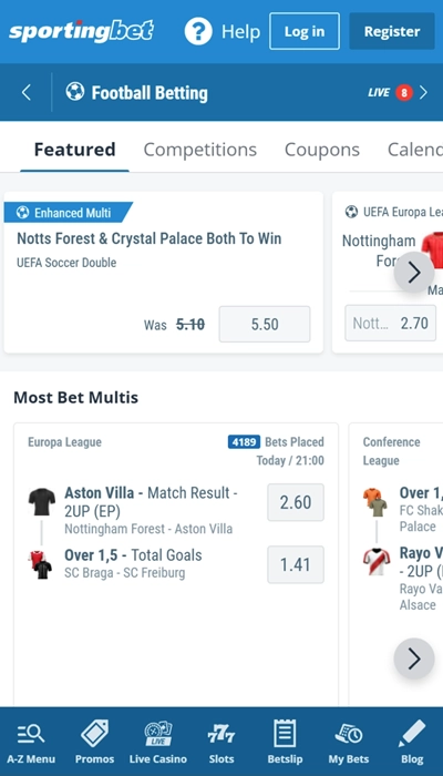 Sportingbet football
