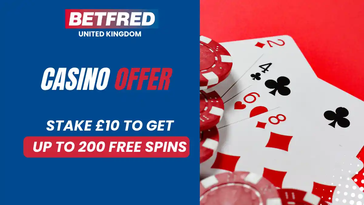 betfred casino bonus