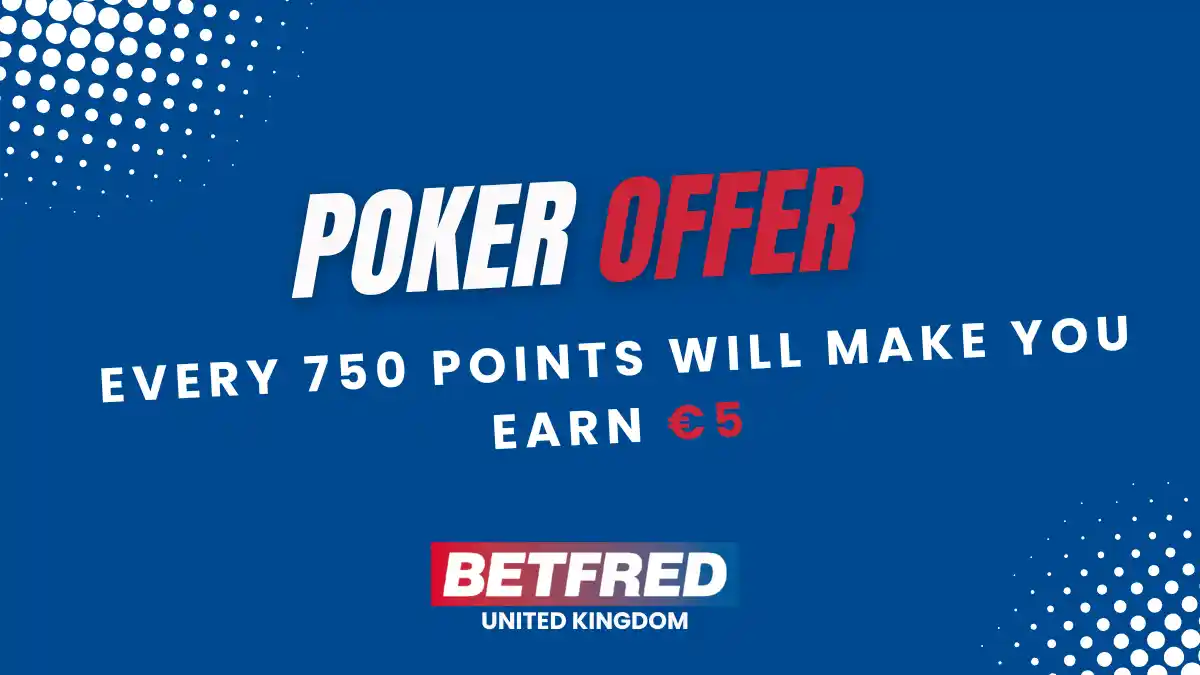 betfred poker bonus