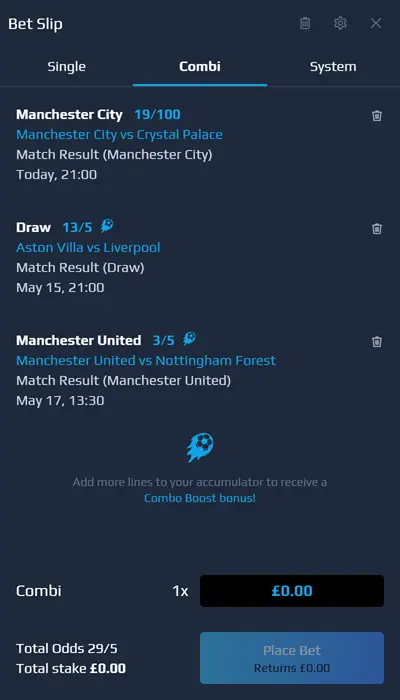 netbet bet slip