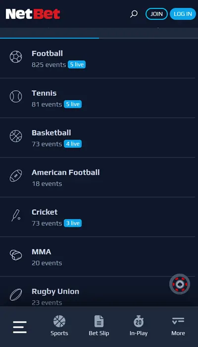 NetBet Football Betting